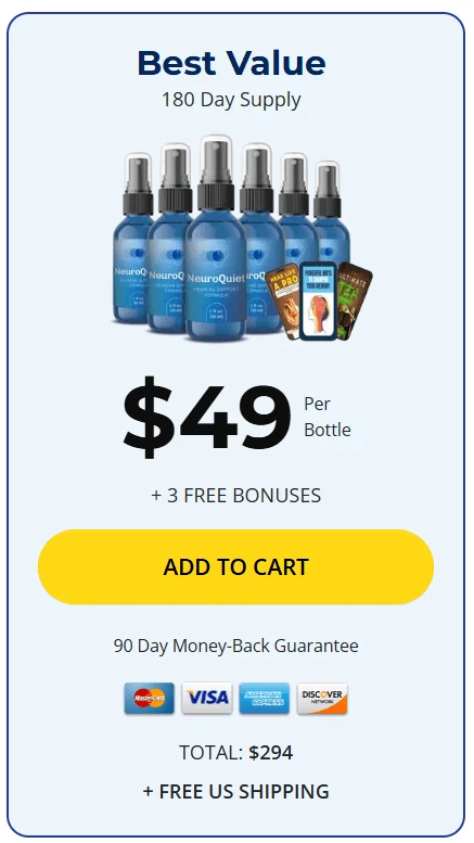 Buy NeuroQuiet 6 Bottles